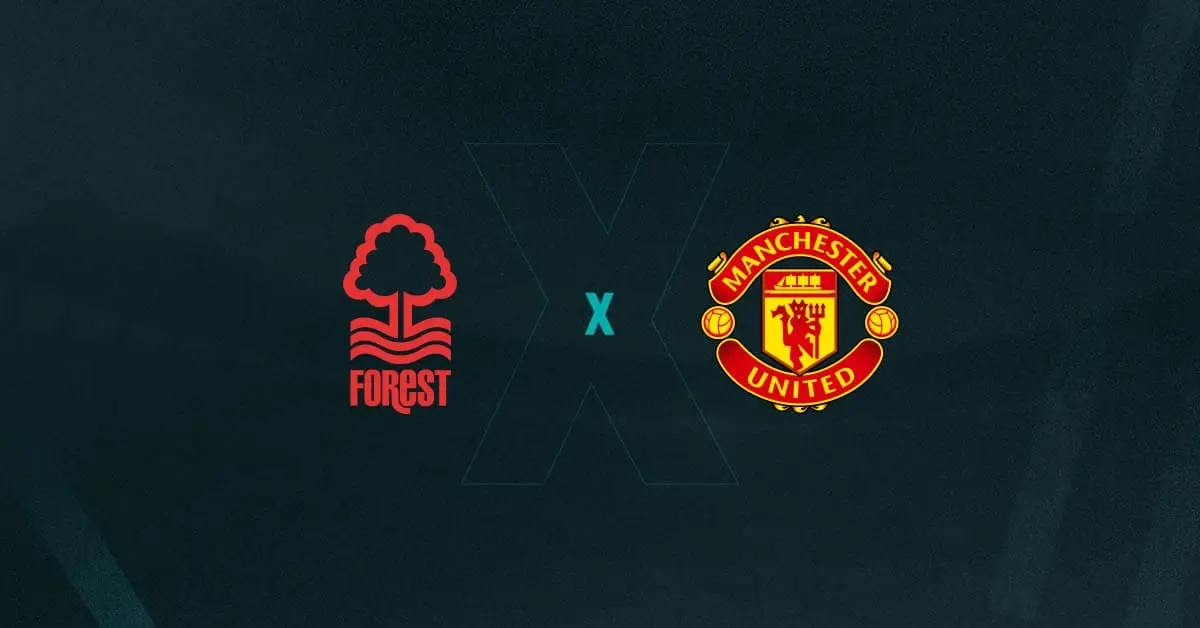 Escudos de Nottingham Forest x Manchester United