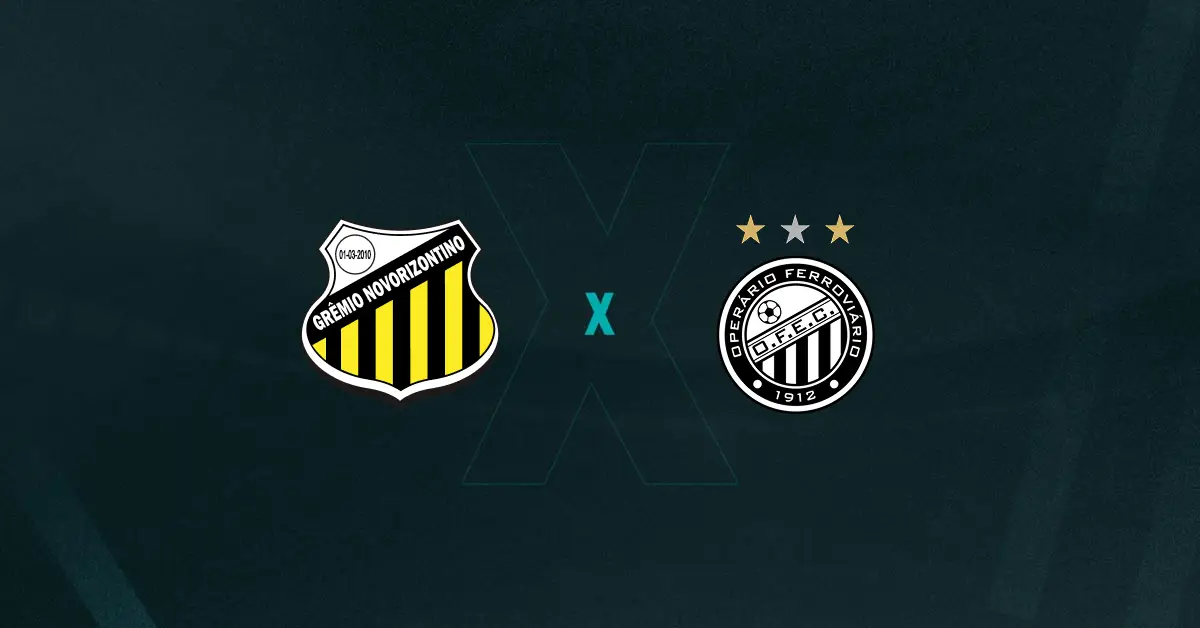 Escudos de Novorizontino e Operário, que duelam pela Série B