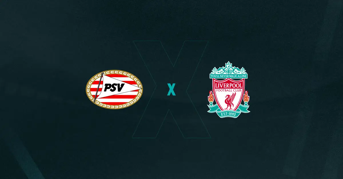 Escudos de PSV Eindhoven e Liverpool