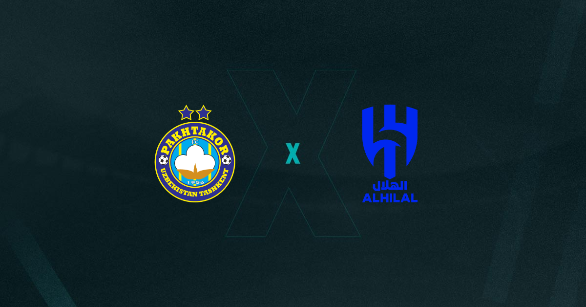Escudos de Pakhtakor Tashkent e Al-Hilal, que duelam pelas oitavas de final da Champions League Asiática