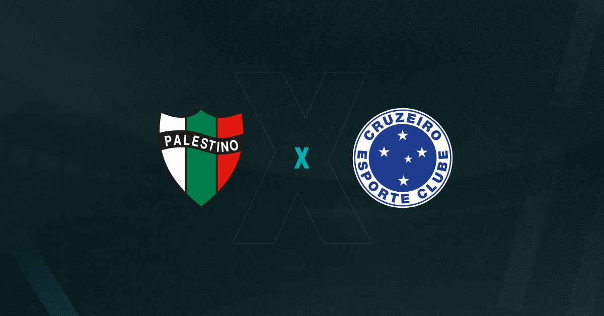 Escudos de Palestino x Cruzeiro, que se enfrentam pela Sul-Americana
