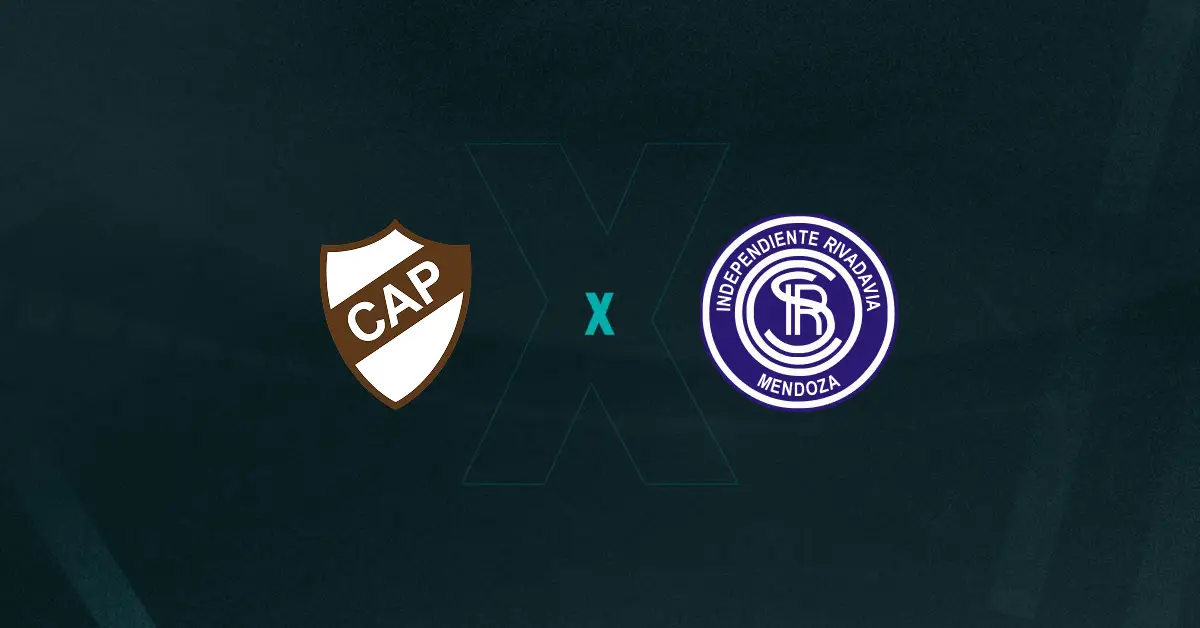 Escudos de Platense x Ind. Rivadavia, que se enfrentam pela Copa Argentina