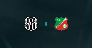 Escudos de Ponte Preta e Velo Clube, que duelam pelo Paulistão