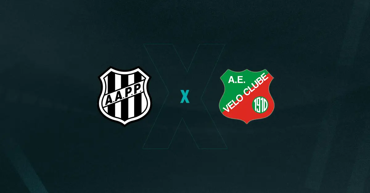 Escudos de Ponte Preta e Velo Clube, que duelam pelo Paulistão