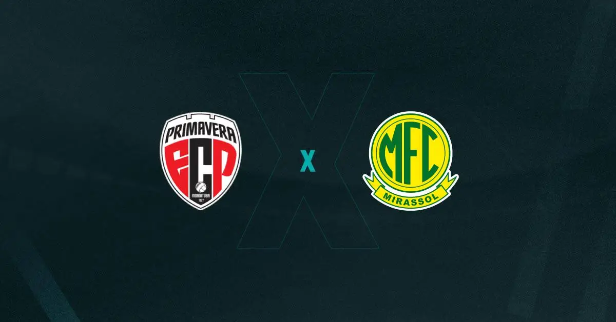 Escudos de Primavera e Mirassol, que duelam pelo Paulistão