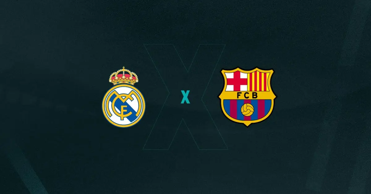 Escudos de Real Madrid x Barcelona