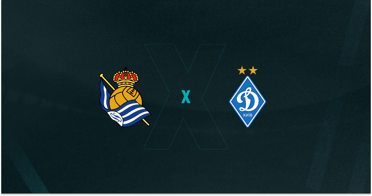 Real Sociedad e Dinamo Kiev enfrentam na rodada da Liga Europa.
