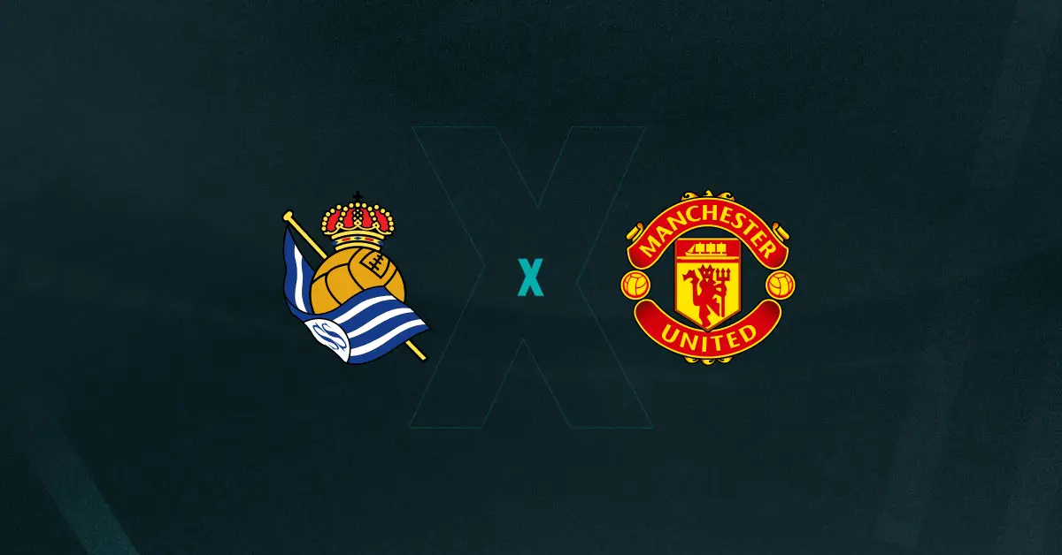 Escudos de Real Sociedad x Manchester United