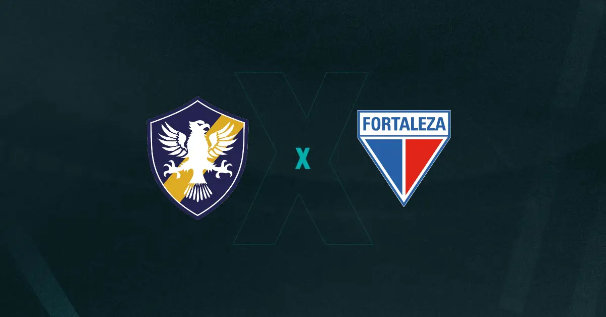 Escudos de Retrô x Fortaleza, que se enfrentam pela Copa do Brasil