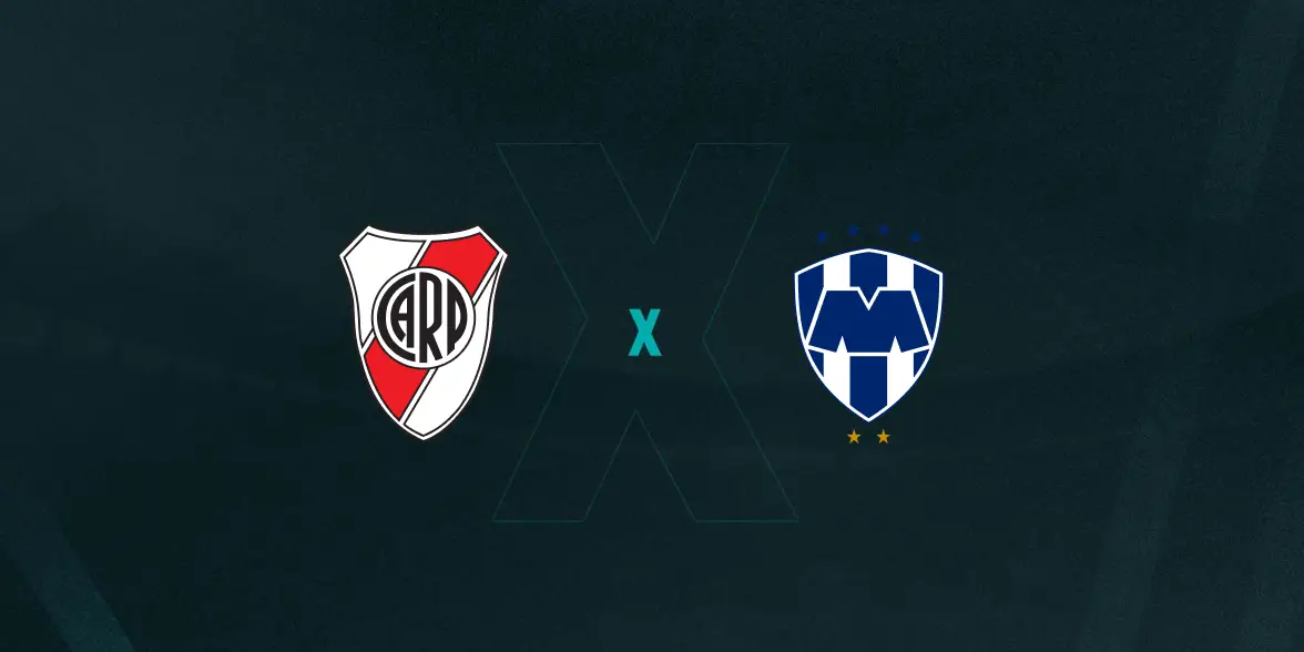 Escudos de River Plate x Monterrey