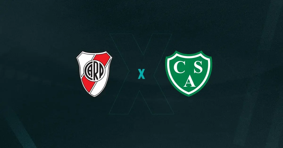 Escudos de River Plate x Sarmiento