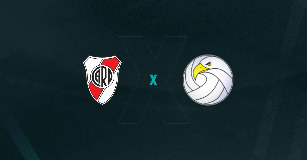 Escudos de River Plate e Ciudad de Bolivar, que duelam pela Copa da Argentina