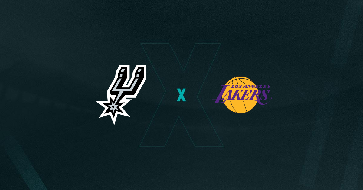 Spurs e Lakers se enfrentam em mais um jogo da NBA