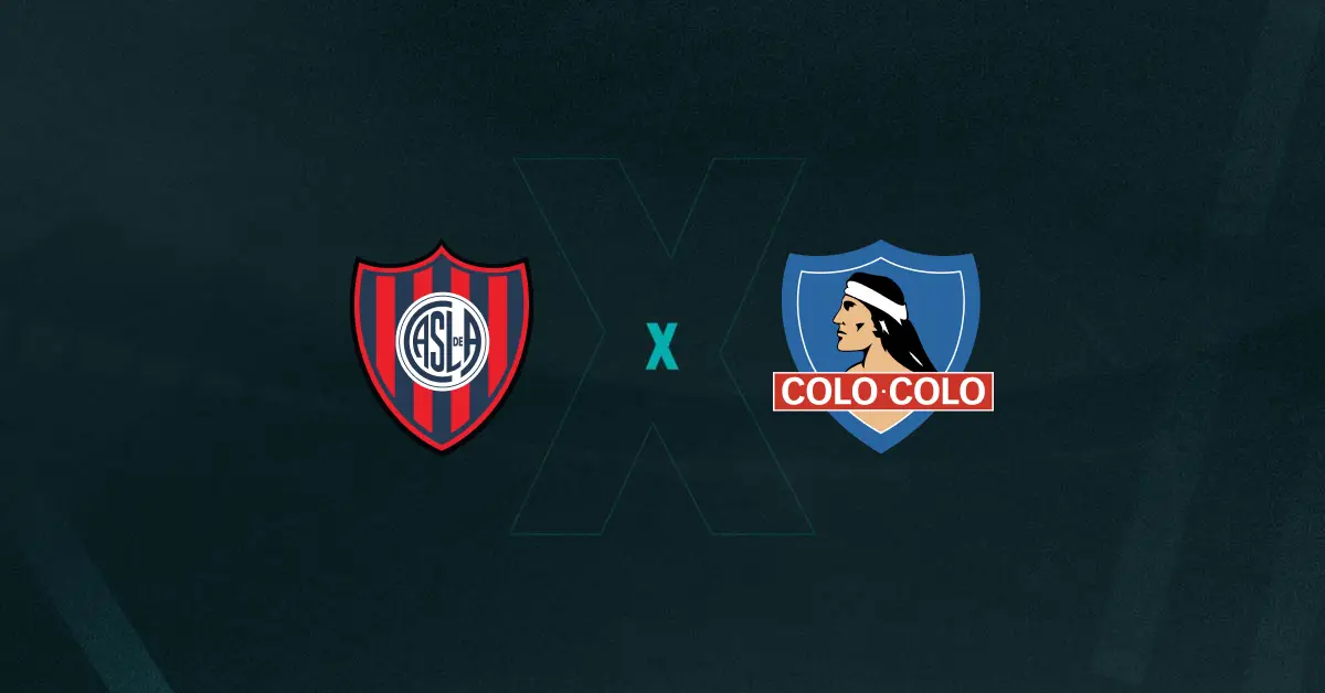 Escudos de San Lorenzo x Colo-Colo, que se enfrentam pela Libertadores Feminina