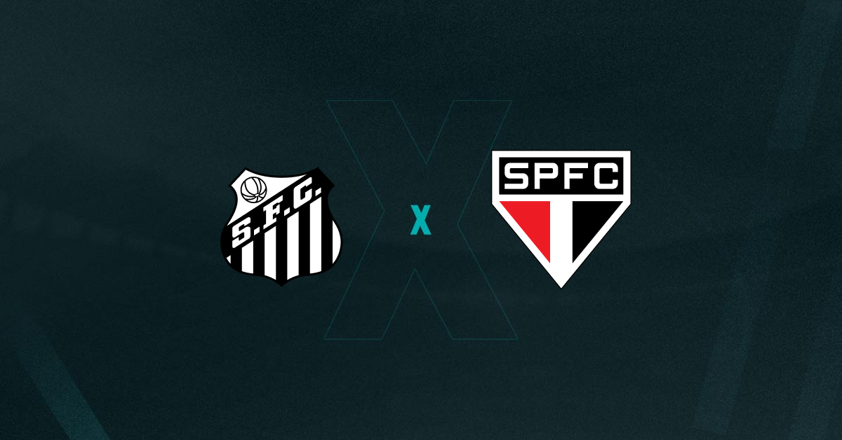 Escudos de Santos e São Paulo, que duelam pelo Campeonato Paulista