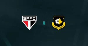 Escudos de São Paulo x São Bernardo, que se enfrentam pelo Paulistão