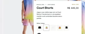 Short de João Fonseca em Roland Garros
