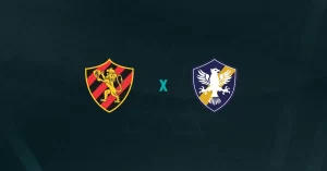 Escudos de Sport x Retrô, que se enfrentam pelo Campeonato Pernambucano