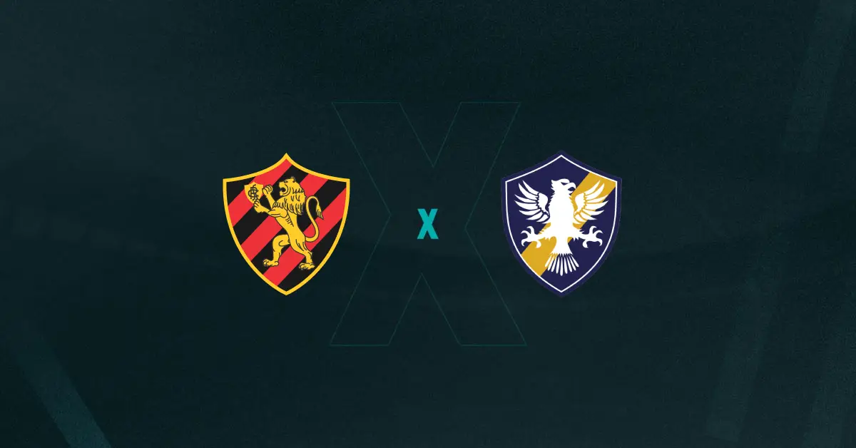 Escudos de Sport x Retrô, que se enfrentam pelo Campeonato Pernambucano