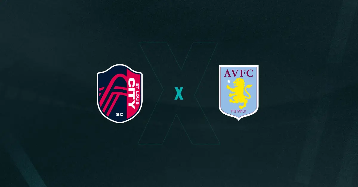 Escudos de St. Louis x Aston Villa