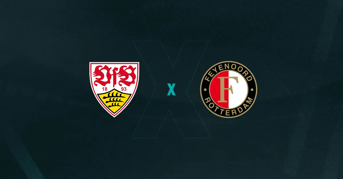 Escudos de Stuttgart e Feyenoord, que duelam pela Europa League