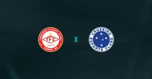 Escudos de Tombense x Cruzeiro, que se enfrentam pelo Campeonato Mineiro