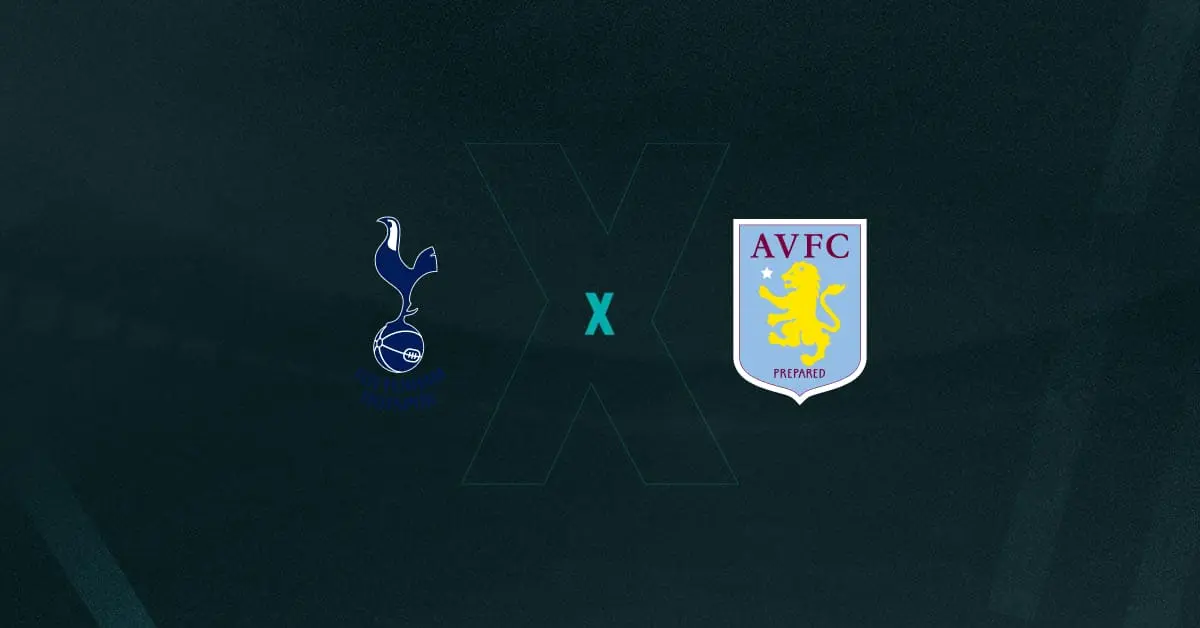 Escudos de Tottenham x Aston Villa