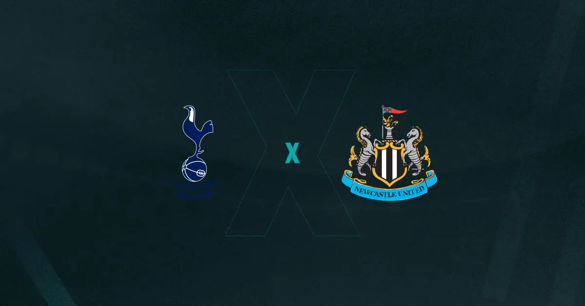Escudos de Tottenham x Newcastle