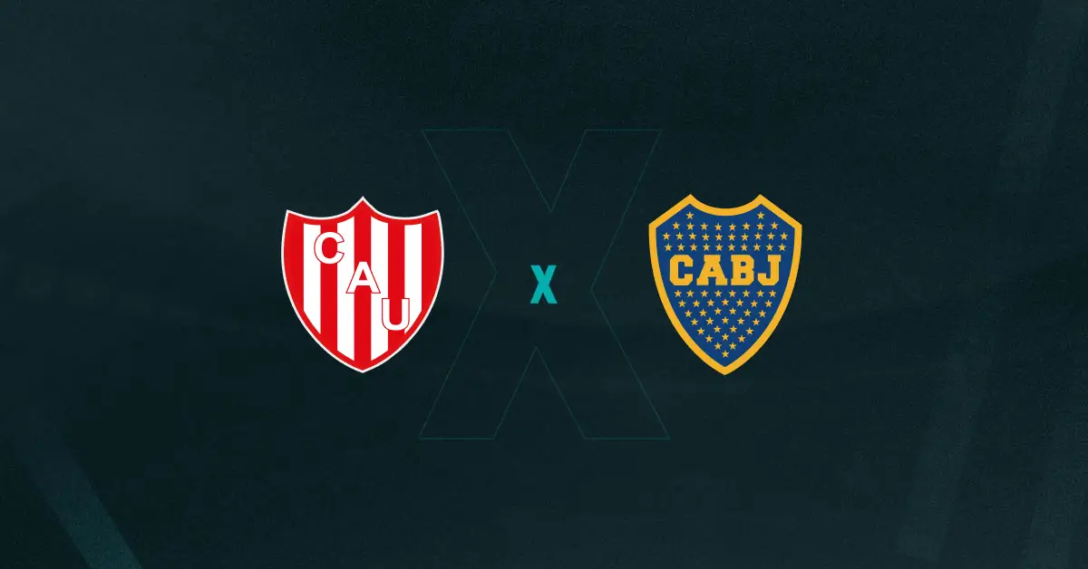Escudos de Unión de Santa Fe x Boca Juniors