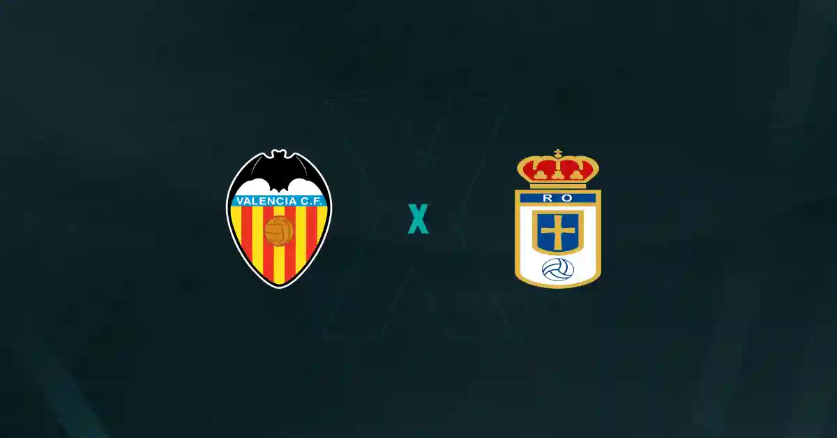 escudos Valencia x Real Oviedo