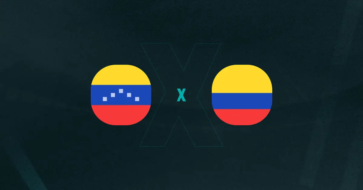 escudos de Venezuela x Colômbia