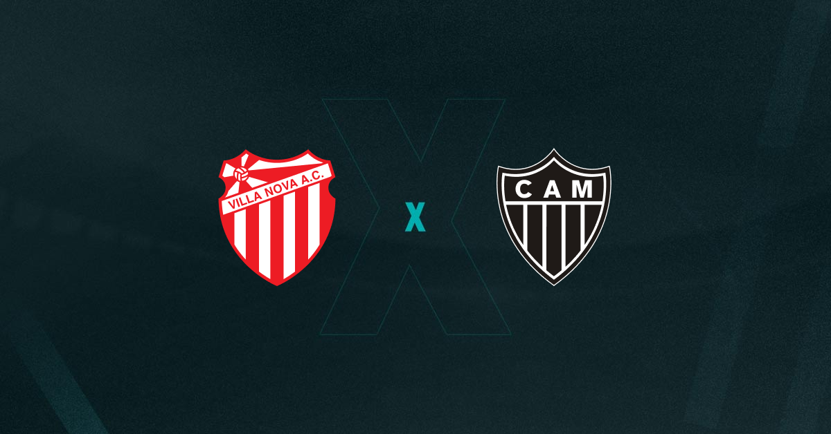 Villa Nova MG e Atlético Mineiro se enfrentam na rodada de hoje do Campeonato Mineiro.
