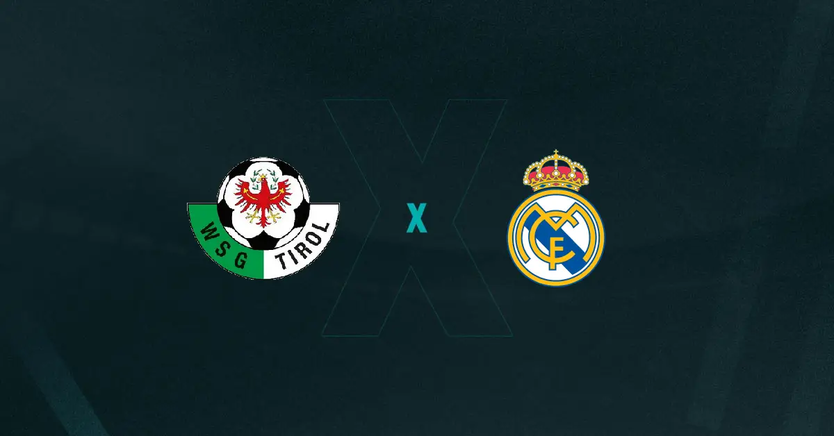 Escudos de WSG Tirol x Real Madrid