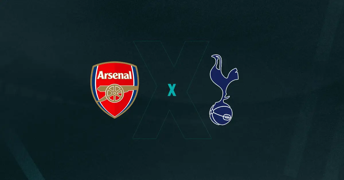 Escudos de Arsenal x Tottenham