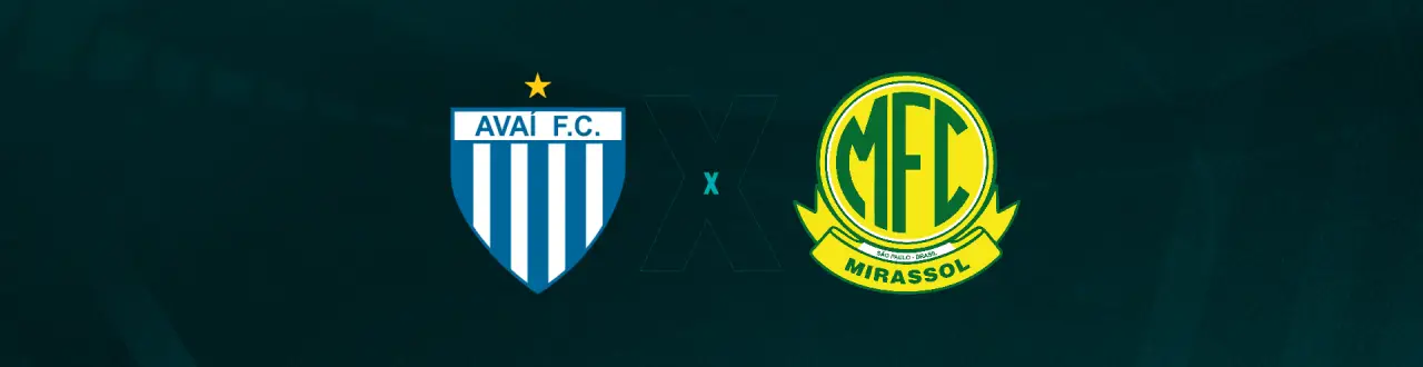Avaí e Mirassol se enfrentam pelo Brasileirão Série B.
