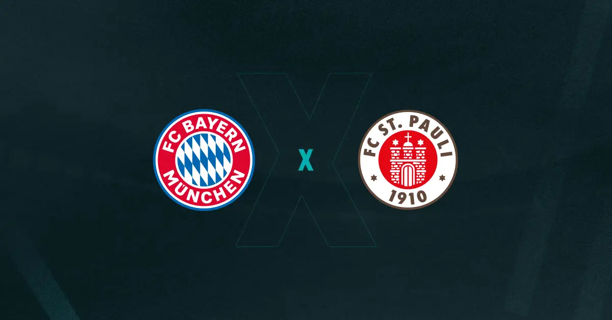 Escudos de Bayern de Munique x St. Pauli