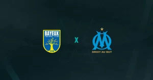 Escudos de Bayeux FC x Olympique de Marseille