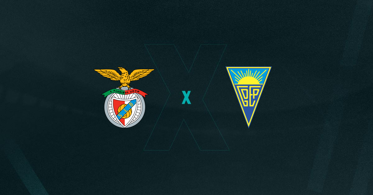 Escudos de Benfica e Estoril, que duelam pelo Campeonato Português