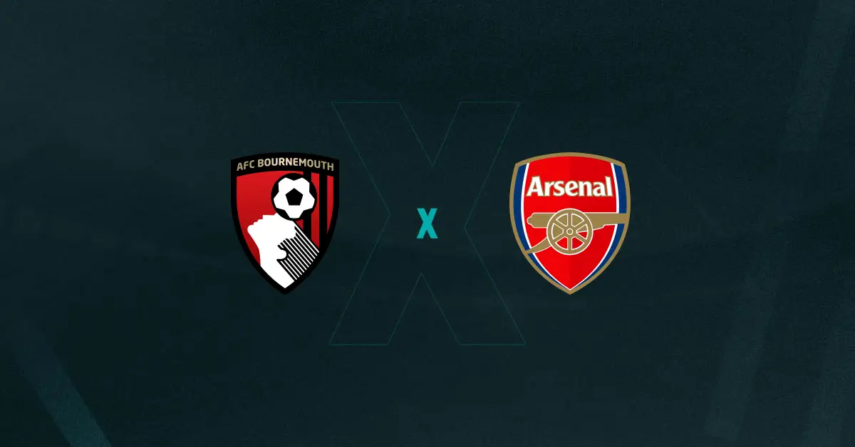 Escudos de Bournemouth x Arsenal