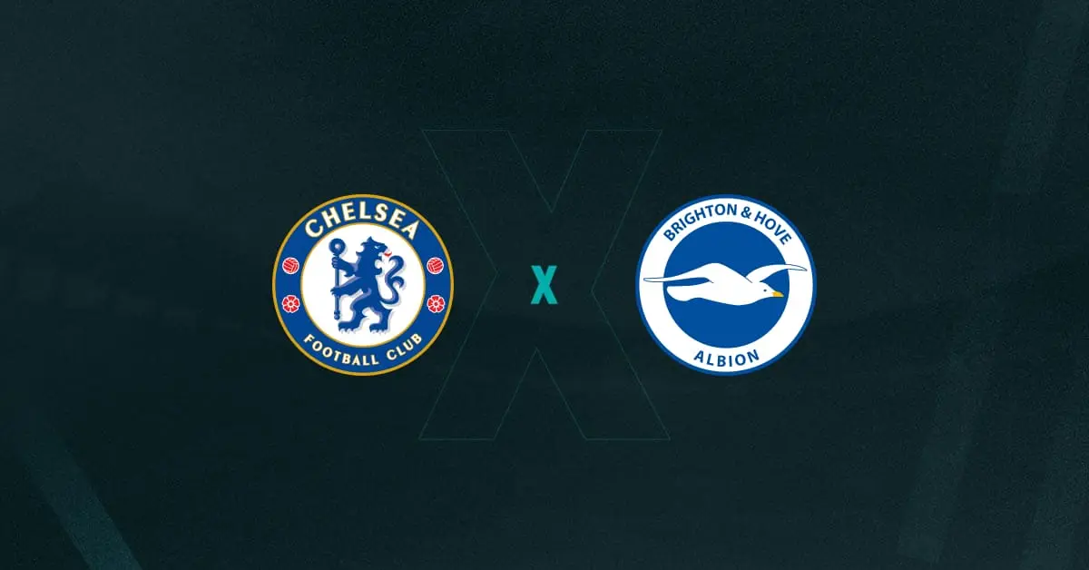 Escudos de Chelsea x Brighton
