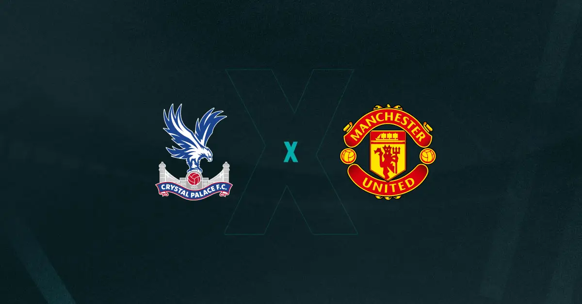 Escudos de Crystal Palace x Manchester United