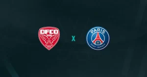 Escudos de Dijon x PSG