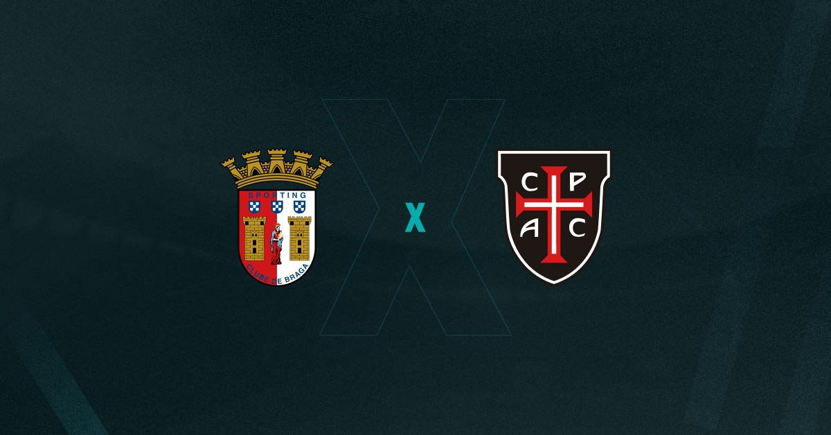 Sporting Braga x Casa Pia se enfrentam pelo Campeonato Português