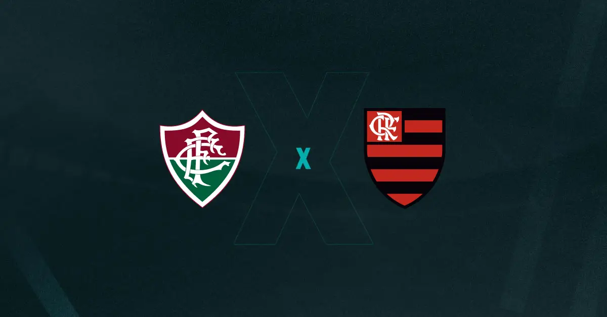 Escudos de Fluminense x Flamengo