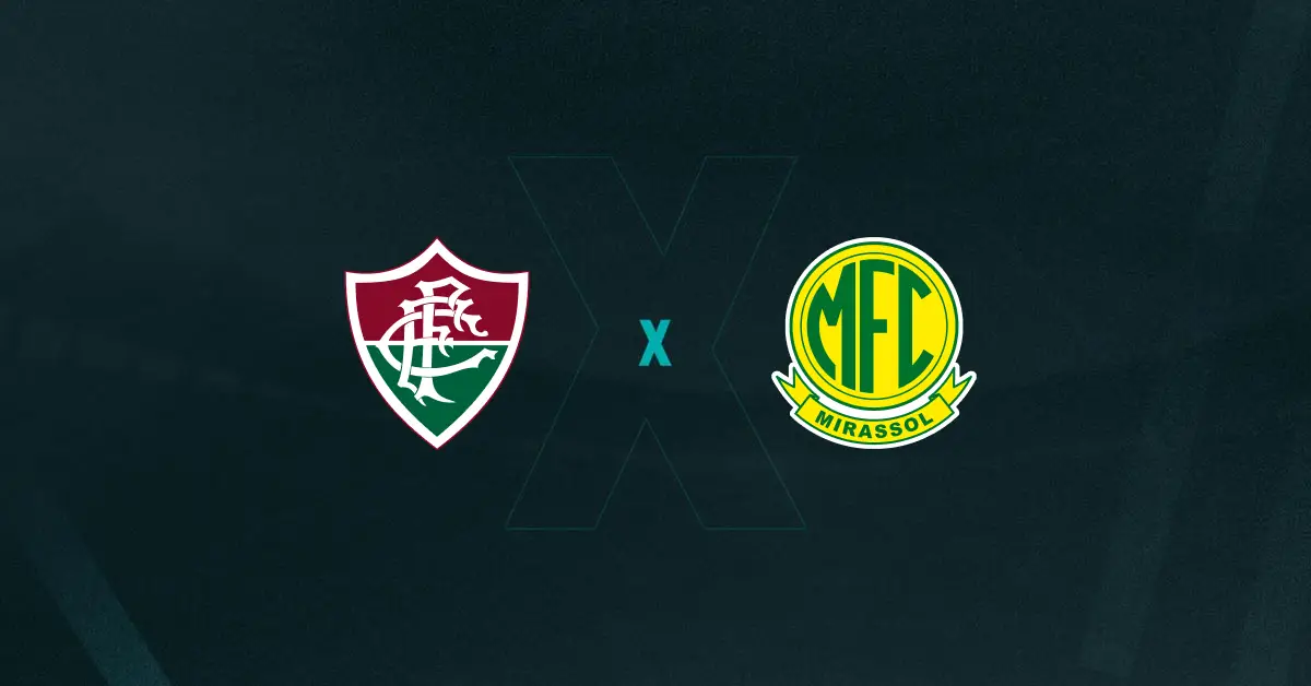 Escudos de Fluminense x Mirassol