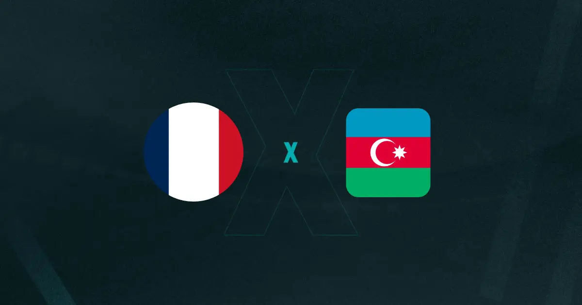 Escudos de França x Azerbaijão