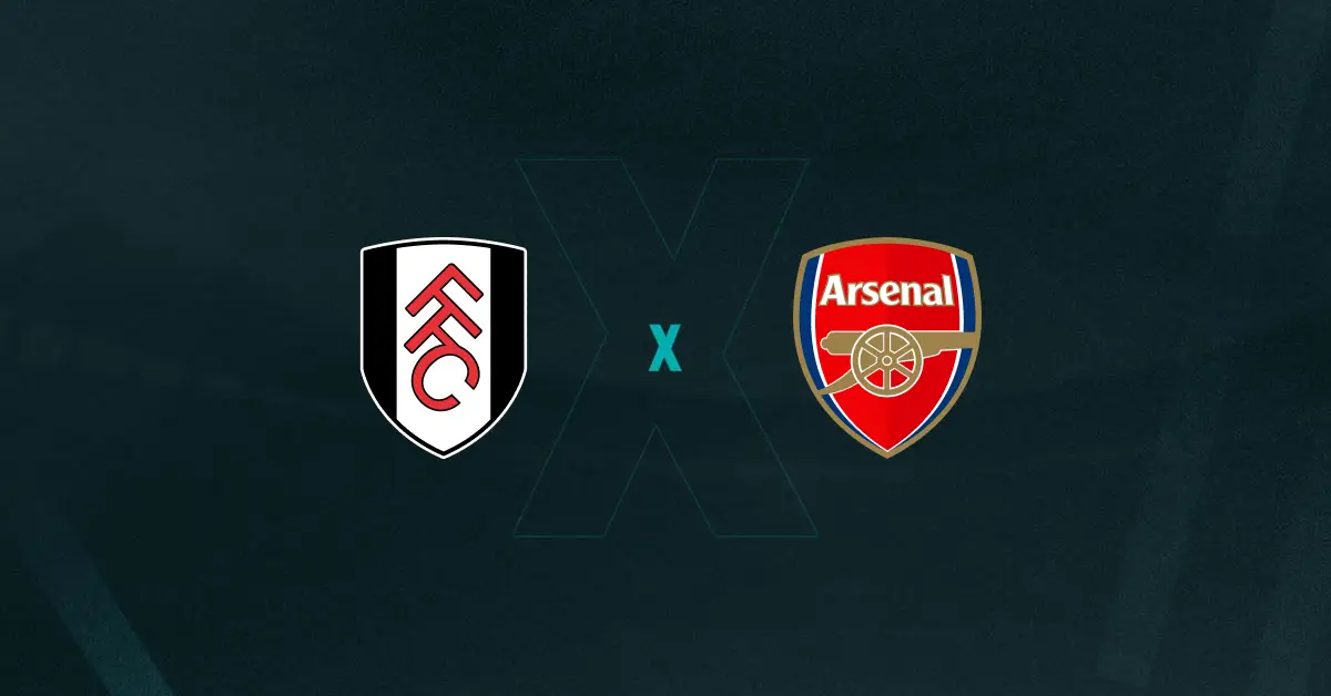 Escudos de Fulham x Arsenal