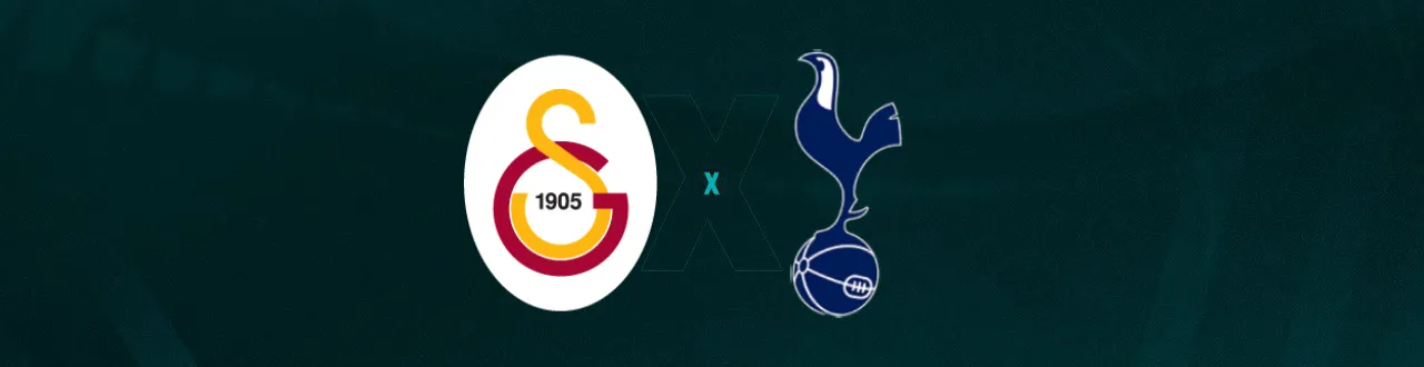 Escudos de Galatasaray e Tottenham, que duelam pela Europa League