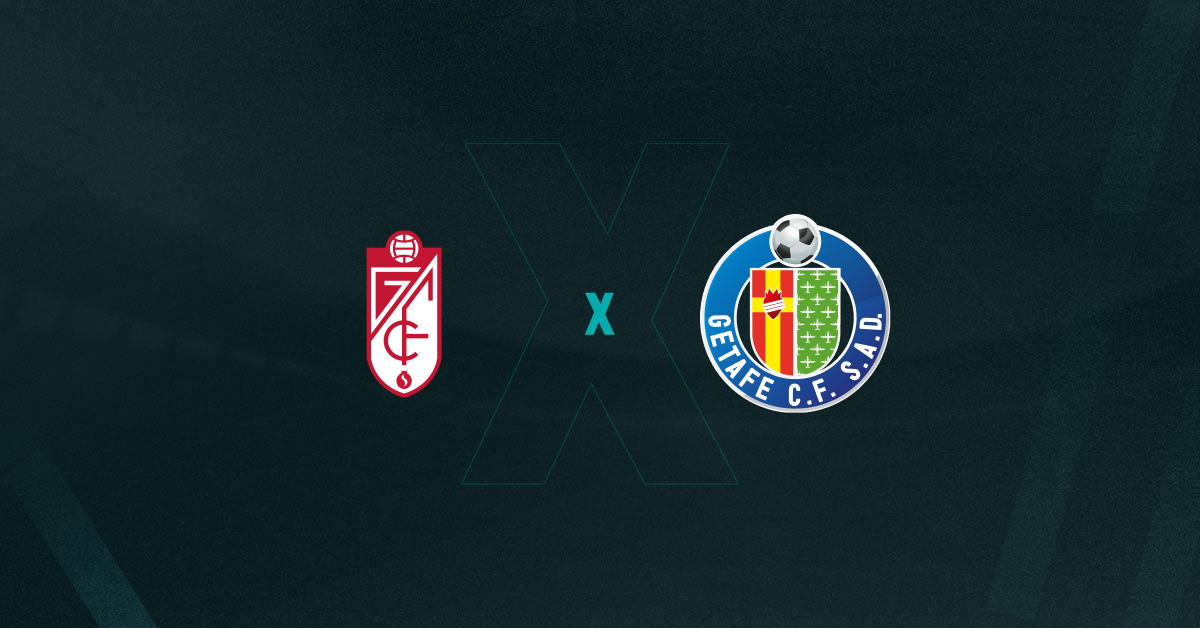 Escudos de Granada e Getafe, que duelam pela Copa do Rei