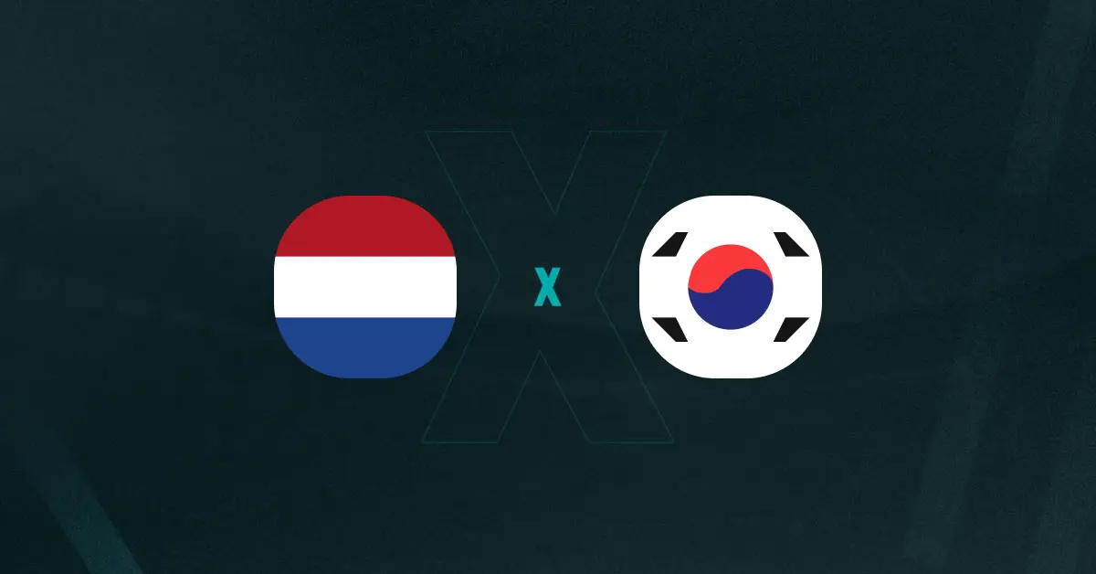 Escudos de Holanda x Coréia do Sul